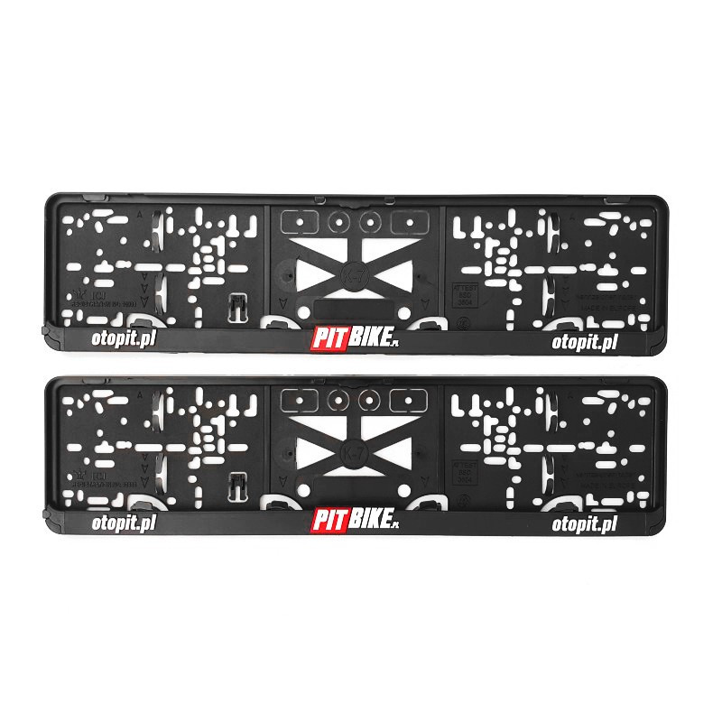 Ramki pod tablice rejestracyjne Pit Bike