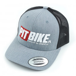 Czapka Trucker Pit Bike 3D Heather & Black