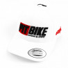 Czapka Snapback Curved Pit Bike 3D White