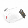 Czapka Snapback Curved Pit Bike 3D White