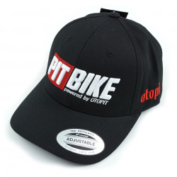 Czapka Snapback Curved Pit Bike 3D Black