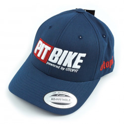 Czapka Snapback Curved Pit Bike 3D Navy
