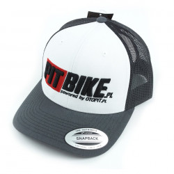 Czapka Trucker Pit Bike 3D White & Dark Grey