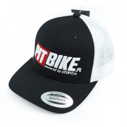 Czapka Trucker Pit Bike 3D Black & White