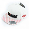 Czapka Snapback Pit Bike 3D Light Rose & White