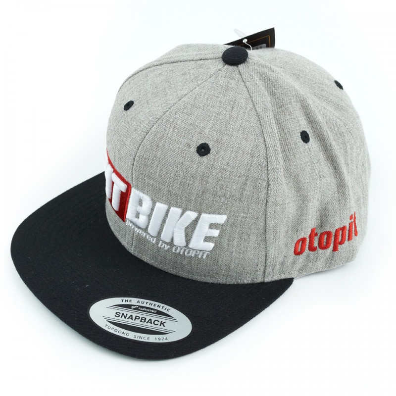 Czapka Snapback Pit Bike 3D Heather & Black