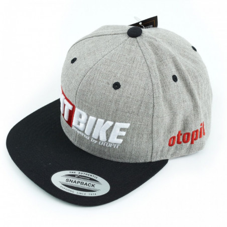 Czapka Snapback Pit Bike 3D Heather & Black