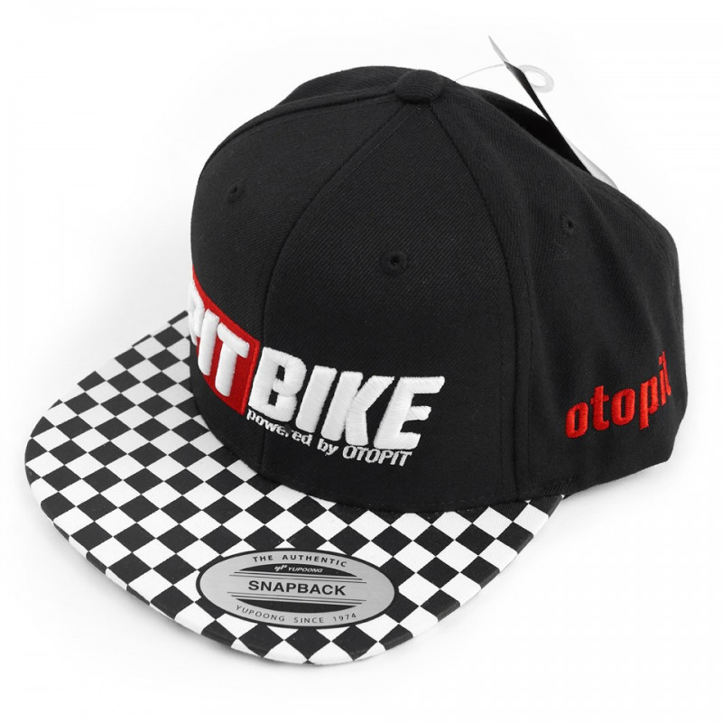 Czapka Snapback Pit Bike 3D Black & White