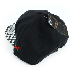 Czapka Snapback Pit Bike 3D Black & White