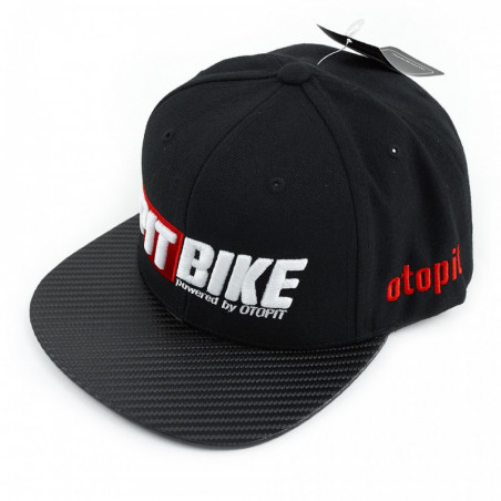 Czapka Snapback Pit Bike 3D Black & Carbon