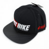 Czapka Snapback Pit Bike 3D Black & Carbon