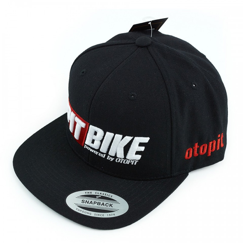 Czapka Snapback Pit Bike 3D Black