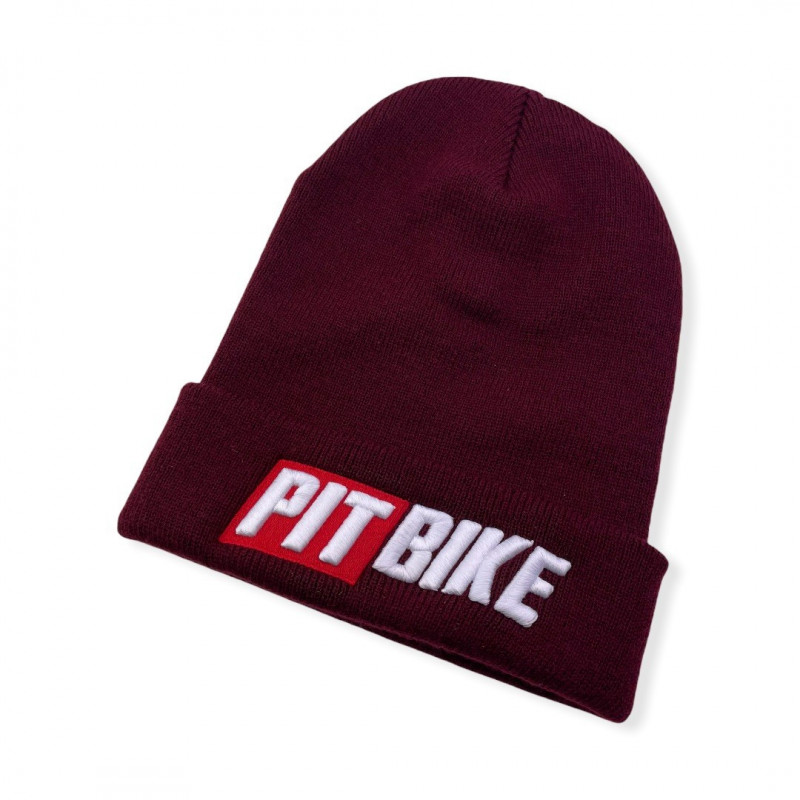 Czapka zimowa Pit Bike 3D Maroon