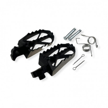 Podnóżki CRF70 srebrne MRF