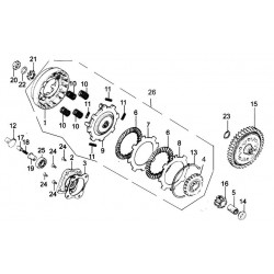 Zabezpiecznie nakrętki sprzęgła MRF80