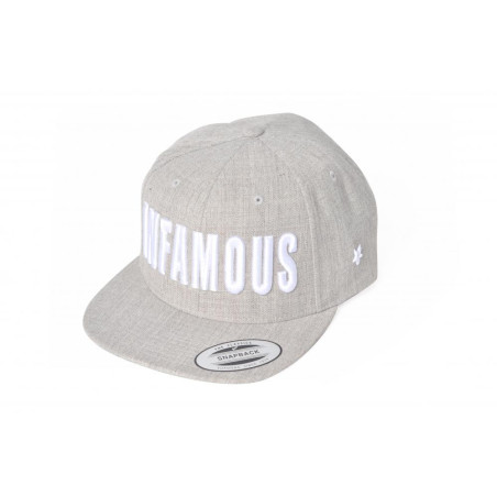 Czapka Snapback Infamous 3D grey INFMS