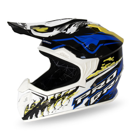 Kask Progrip 3009 blue/fluo yellow junior