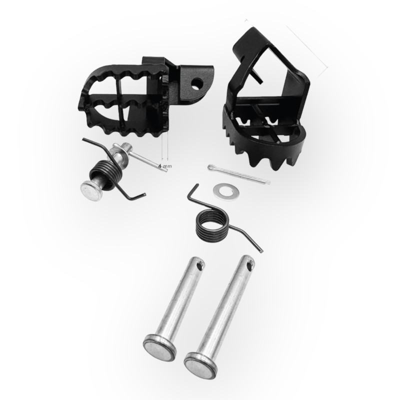 Podnóżki SM (wysokie, krótkie) Red Point Moto