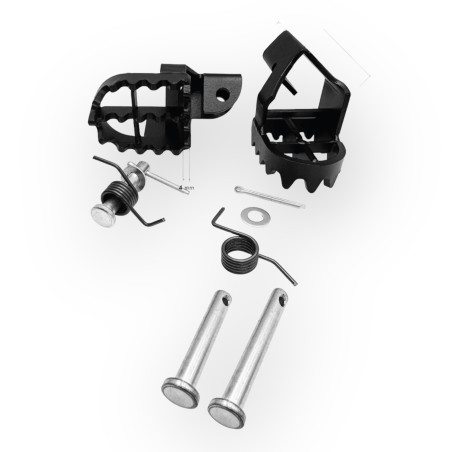 Podnóżki SM (wysokie, krótkie) Red Point Moto