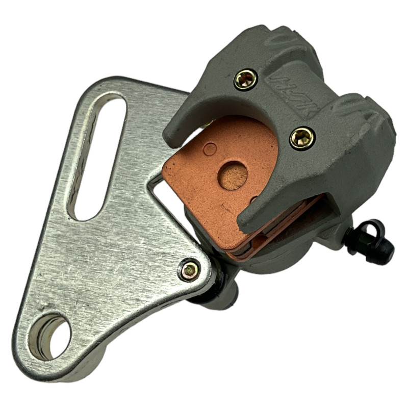 Zacisk hamulcowy tył 1 tłoczek z prowadnicą miedziane klocki 88/START/PILOT YCF