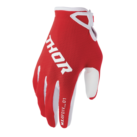 Rękawice Thor Ridemode Static red junior