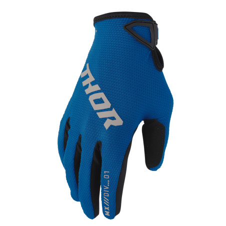 Rękawice Thor Ridemode Static blue junior