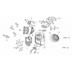 Uszczelka pod adapter chłodnicy 140 MRF