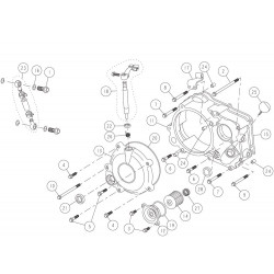 Prawa pokrywa silnika Daytona YCF