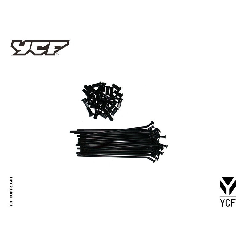 Szprychy 12' – 13,5 cm (32 szt.) - czarne