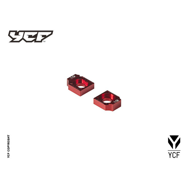 Bloczki napinacza łańcucha na wahacz alu YCF