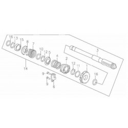 Zębatka kopniaka (mod2) 140 MRF