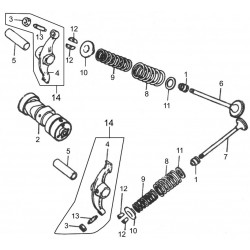 Wałek rozrządu 120 MRF