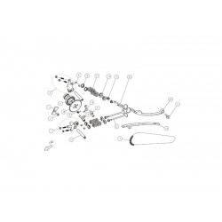 Śruba prowadnicy napinacza rozrządu Daytona YCF