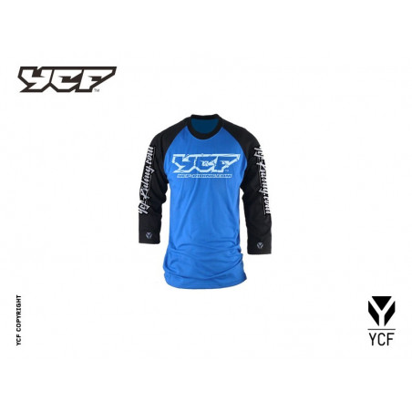 T-shirt z długim rękawem YCF Blue