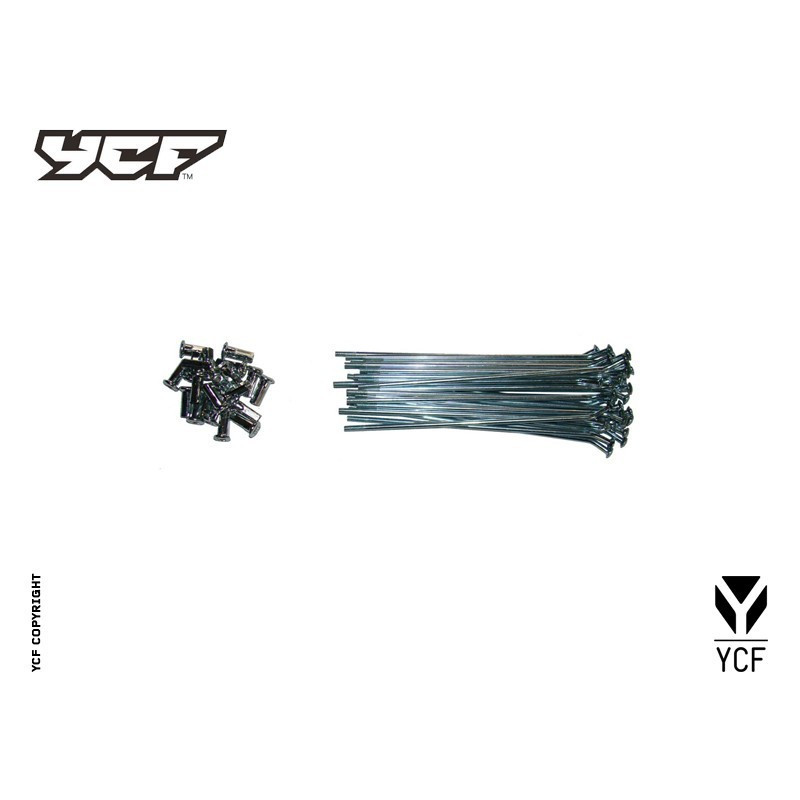 Szprychy 14' - 14,5 cm (32 szt.) YCF